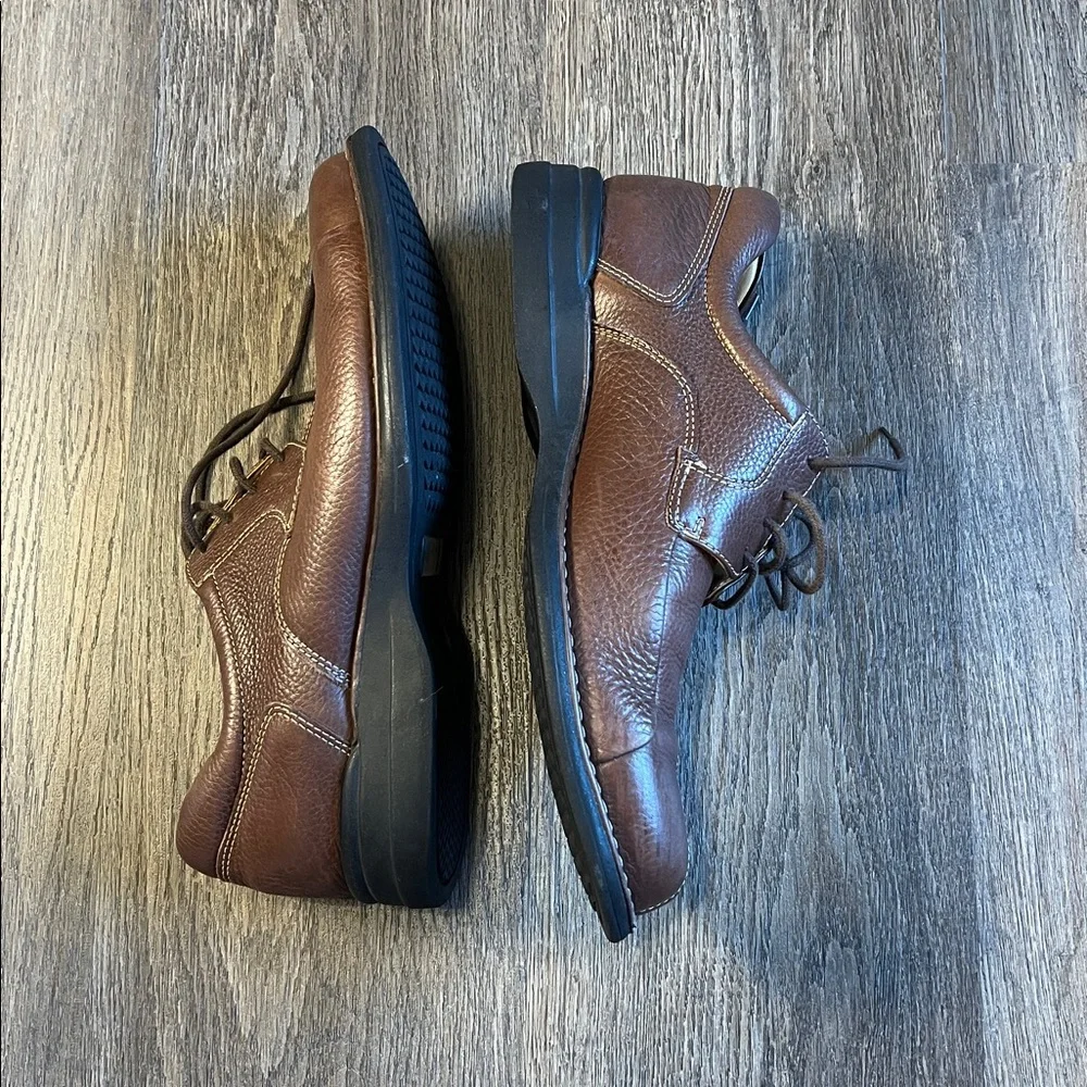Johnston & Murphy Shuler Bicycle Brown Leather Men’s Shoes Size 10